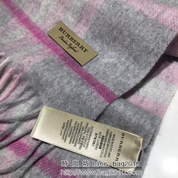 BURBERRY巴寶莉 原單正品 英倫巴格經典山羊絨圍巾 LLWJ6239